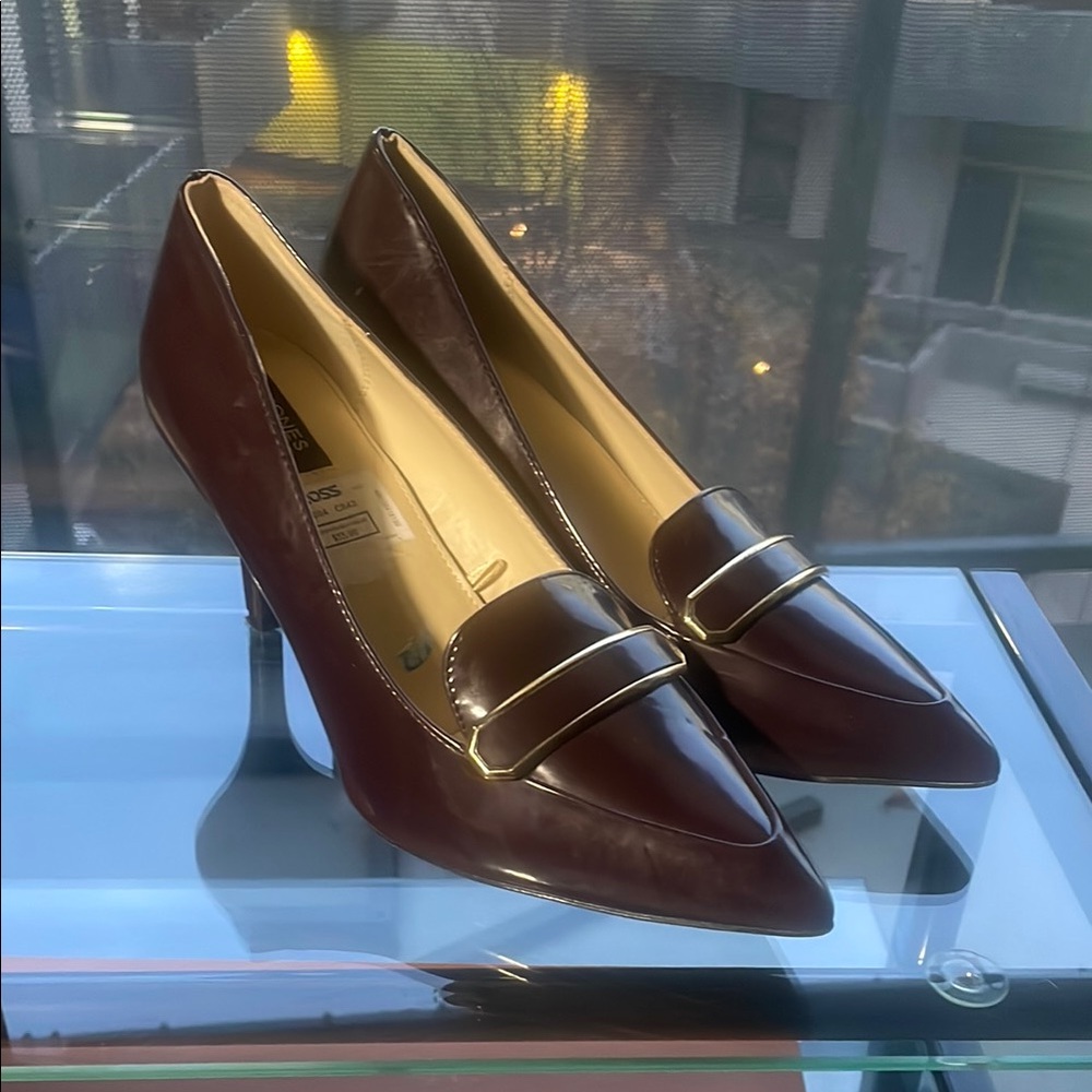 Brown Jones NY High-Heeled Pumps